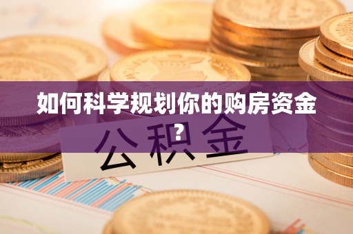 城东如何科学规划你的购房资金？