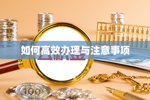 城东如何高效办理与注意事项