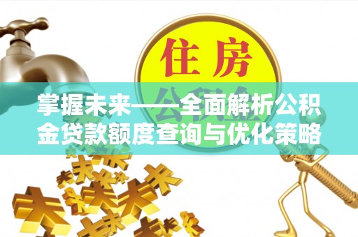 城东掌握未来——全面解析公积金贷款额度查询与优化策略