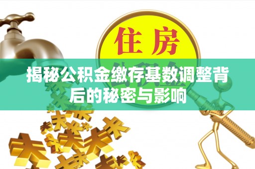 城东揭秘公积金缴存基数调整背后的秘密与影响