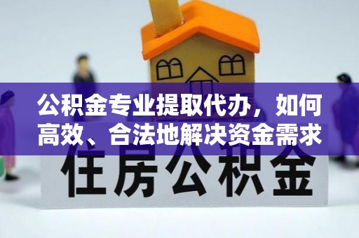 城东公积金专业提取代办，如何高效、合法地解决资金需求？