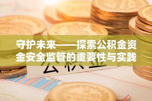 城东守护未来——探索公积金资金安全监管的重要性与实践路径