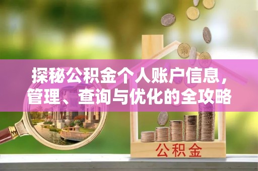 城东探秘公积金个人账户信息，管理、查询与优化的全攻略