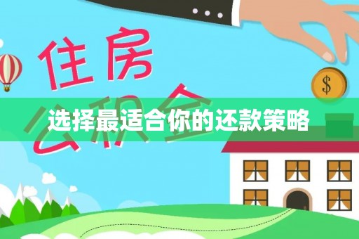 城东选择最适合你的还款策略